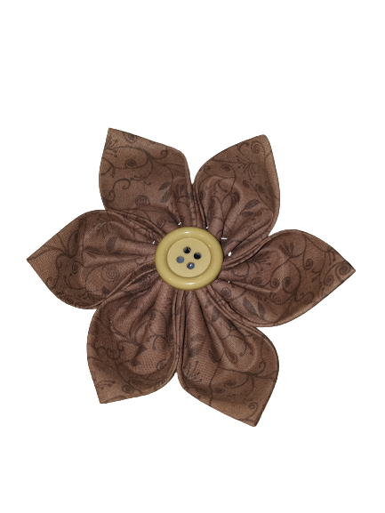 Urban brown collar flower xl